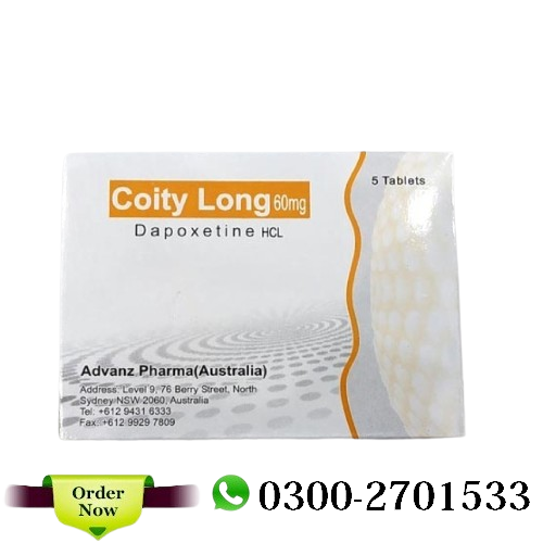Coity Long Dapoxetine HCL Tablets