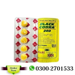 Black Cobra 200 Mg Tablet in Pakistan