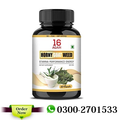 16 Again Horny Goat Weed Capsules In Pakistan